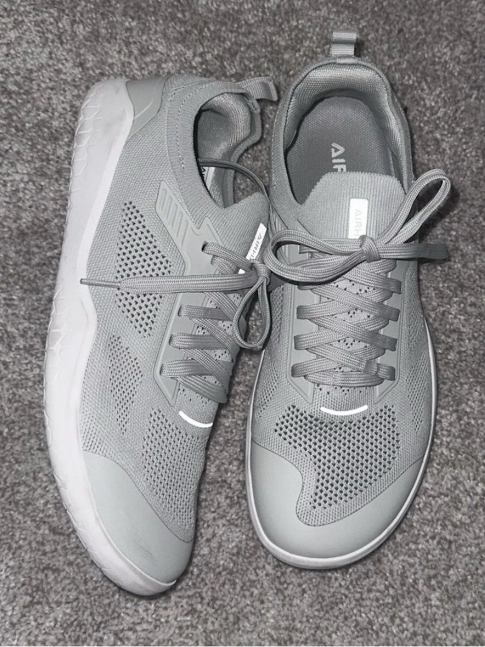 Men's Lightweight Grey Athletic Sneakers - Breathable Performance